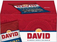 $6.98 – 24-Pack 1.75-Ounce DAVID Original Salted & Roasted Sunflower Seeds w/ S&S + Free Shipping w/ Prime or on $35+ 24-Pack 1.75-Ounce DAVID Original Salted & Roasted Sunflower Seeds w/ S&S + Free Shipping w/ Prime