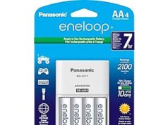 $17.39 – | Eneloop Panasonic K-KJ17MCA4BA Advanced Individual Cell Battery Charger Pack with 4 AA 2100 Cycle Rechargeable Batteries at Amazon | Eneloop Panasonic K-KJ17MCA4BA Advanced Individual Cell Battery Charger Pack with 4 AA 2100 Cycle