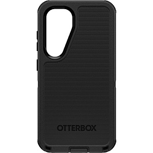 deal-1234 OtterBox Defender Pro Series Case for Samsung Galaxy S24, Galaxy S25, Black + Free Shipping