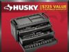 $99.00 – Husky 280-Piece SAE/Metric Mechanics Tool Set with Tool Box, $99, free shipping, Home Depot Husky 280-Piece SAE/Metric Mechanics Tool Set with Tool Box, free shipping, Home Depot