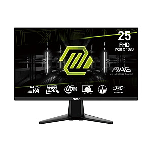 deal-1269 MSI 25" FHD (1920 x 1080) HDMI DP 250Hz 0.5ms Adaptive-Sync LCD Gaming Monitor - MAG 255XFV