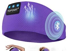 $5.99 – TOPOINT Sleep Headphones Bluetooth 5.4, Sports Wireless Earphones Sweat Breathable with HD Stereo Speaker TOPOINT Sleep Headphones Bluetooth 5.4, Sports Wireless Earphones Sweat Breathable with HD Stereo Sp