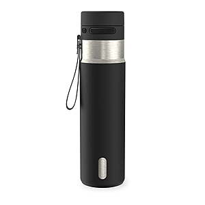 Contigo AutoPop 24 oz Leakproof Insulated Stainless Steel Water Bottle with Carry Strap and Shaker B
