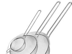 $5.60 – Cuisinart 3-Piece Stainless Steel Mesh Strainer Set (Silver) w/ S&S + Free Shipping w/ Prime or on $35+ Cuisinart 3-Piece Stainless Steel Mesh Strainer Set (Silver) w/ S&S + Free Shipping w/ Prime or on