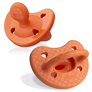 deal-1397 2-Pack Chicco PhysioForma Luxe Orthodontic Pacifier for Babies 16-24 Months,Terracotta + Free S&H w