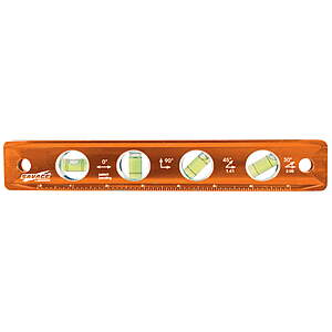 deal-1404 9" Swanson Savage Magnetic Aluminum Torpedo Level w/ 4 Vials + Free Shipping w/ Walmart+ or on +