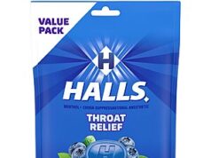 $3.41 – 80-Ct Halls Throat Relief Blueberry Cough Drops + Free Shipping w/ Prime or on $35+ 80-Ct Halls Throat Relief Blueberry Cough Drops + Free Shipping w/ Prime or on +