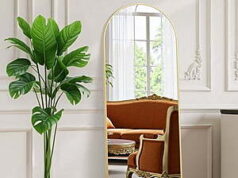 $26.00 – EDX 56″x15″ Arched Full Length Mirror (Gold) $26 + Free Shipping w/ Walmart+ or on $35+ EDX 56"x15" Arched Full Length Mirror (Gold) + Free Shipping w/ Walmart+ or on +