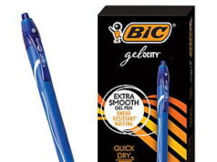 $4.99 – 12-Ct BIC Gel-ocity Retractable Quick Dry Gel Pen (Medium Point, Blue) + Free S&H w/ Walmart+ or on $35+ 12-Ct BIC Gel-ocity Retractable Quick Dry Gel Pen (Medium Point, Blue) + Free S&H w/ Walmart+ or on