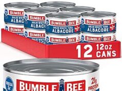 $21.02 – | 12-Pack 12-Oz Bumble Bee Solid White Albacore Tuna In Oil at Amazon ($1.75 each) | 12-Pack 12-Oz Bumble Bee Solid White Albacore Tuna In Oil at Amazon ( each)