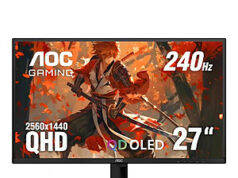 $254.99 – 27″ AOC QHD 240Hz QD-OLED G-Sync Compatible Gaming Monitor (Q27G41ZDF) + Free Shipping 27" AOC QHD 240Hz QD-OLED G-Sync Compatible Gaming Monitor (Q27G41ZDF) + Free Shipping