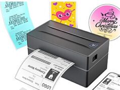 $28.31 – Amazon – Thermal Shipping Label Printer 4×6 Bluetooth Label Maker for Small Business (Black) Amazon - Thermal Shipping Label Printer 4x6 Bluetooth Label Maker for Small Business (Black) -