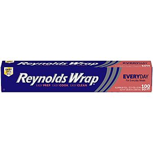 Reynolds Wrap Everyday Strength Aluminum Foil Deal Reynolds Wrap Everyday Strength Aluminum Foil Roll in pack