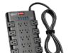 $19.99 – SUPERDANNY Surge Protector with 22 AC Outlets and 6 USB Charging Ports, 1875W/15A, 2100 Joules, 6.5Ft Flat Plug Heavy Duty Extension Cord SUPERDANNY Surge Protector with 22 AC Outlets and 6 USB Charging Ports, 1875W/15A, 2100 Joules, 6.5F