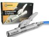 $9.50 – AORRZER Grease Gun Coupler, Strong Lock on Greases Gun Couplers, 12000 PSI Quick Release Grease Coupler with 12″ Spring Flex Hose $9.5 AORRZER Grease Gun Coupler, Strong Lock on Greases Gun Couplers, 12000 PSI Quick Release Grease Coup
