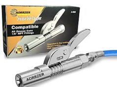 $9.50 – AORRZER Grease Gun Coupler, Strong Lock on Greases Gun Couplers, 12000 PSI Quick Release Grease Coupler with 12″ Spring Flex Hose $9.5 AORRZER Grease Gun Coupler, Strong Lock on Greases Gun Couplers, 12000 PSI Quick Release Grease Coup