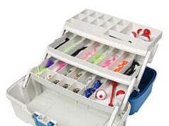 $11.54 – : Plano Ready-Set-Fish 3-Tray Tackle Box with Tackle, Aqua Blue/Tan, One Size at Amazon : Plano Ready-Set-Fish 3-Tray Tackle Box with Tackle, Aqua Blue/Tan, One Size at Amazon