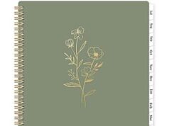 $3.79 – 9″ x 11″ Amoroud 2026-2027 Weekly & Monthly Planner w/ 12 Tabs & Twin-Wire Binding (Green) + Free Shipping w/ Prime or on $35+ 9" x 11" Amoroud 2026-2027 Weekly & Monthly Planner w/ 12 Tabs & Twin-Wire Binding (Green) + Free S