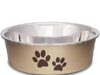 $0.85 – | Loving Pets Bella Dog Bowl (Small 10-20 lbs, Champagne) at Amazon | Loving Pets Bella Dog Bowl (Small 10-20 lbs, Champagne) at Amazon