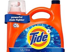 $55.91 – Tide Ultra Oxi Boost HE Liquid Laundry Detergent Deal: 4 for ($13.97 each, or less after rebate) at Amazon with Free Shipping and S&S Tide Ultra Oxi Boost Liquid Laundry Detergent deal at Amazon