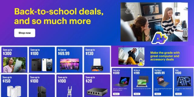 Best Buy 2026 Back to School sale: College Tech under Phone deals, TVs from printers, routers, mor