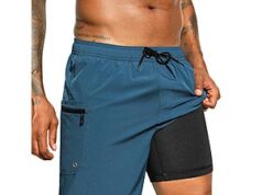 $11.99 – SILKWORLD Men’s 9″ Swim Trunks w/ Compression Liner & Zipper Pockets (size S-XXL, various colors) + Free Shipping w/ Prime or on $35+ SILKWORLD Men's 9" Swim Trunks w/ Compression Liner & Zipper Pockets (size S-XXL, various colors) +