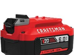 $59.00 – CRAFTSMAN V20 6Ah Lithium Ion Power Tool Battery (CMCB206) $59 + Free S&H at Amazon CRAFTSMAN V20 6Ah Lithium Ion Power Tool Battery (CMCB206) + Free S&H at Amazon