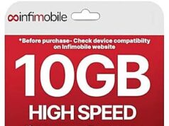$30.00 – $30* | 6-Month Infimobile Prepaid Mobile Unlimited Talk/Text + 10GB Data/Month Plan at Amazon * | 6-Month Infimobile Prepaid Mobile Unlimited Talk/Text + 10GB Data/Month Plan at Amazon