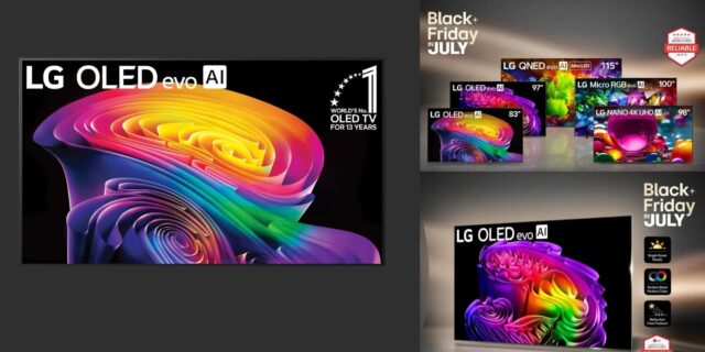 LG Black Friday in July rolls on with up to off latest C6 and G6 OLED TVs, Wallpaper models, more