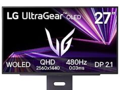 $547.54 – LG 27″ UltraGear OLED QHD 1440p 480Hz Gaming Monitor (27GX790A-B) + Free Shipping LG 27" UltraGear OLED QHD 1440p 480Hz Gaming Monitor (27GX790A-B) + Free Shipping