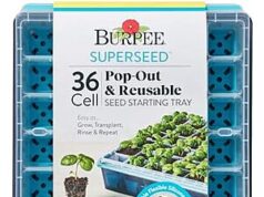 $7.56 – * | 36 Pop-Out Cell Burpee SuperSeed Reusable Seed Starting Tray at Amazon 36 Pop-Out Cell Burpee SuperSeed Reusable Seed Starting Tray
