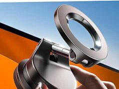 $9.99 – LISEN MagSafe Magnetic Adjustable Suction Cup Phone Mount (Black) – + Free Shipping w/ Prime or on $35+ LISEN MagSafe Magnetic Adjustable Suction Cup Phone Mount in black