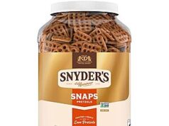 $6.05 – SnS, AC | 46-Oz Snyder’s of Hanover Pretzel Snaps at Amazon 46-Oz Snyder's of Hanover Pretzel Snaps on Amazon