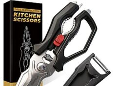 $8.99 – FINENUT Heavy Duty Kitchen Scissors w/ Peeler Sheath – with Prime or on Orders over $35 FINENUT Heavy Duty Kitchen Scissors w Peeler Sheath
