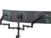 $24.99 – Prime Deal: WALI Dual-Gas Spring Arm Triple Monitor Desk Mount (up to 32″ Screens) + Free Shipping WALI Dual-Gas Spring Arm Triple Monitor Desk Mount