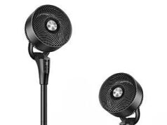 $68.00 – $68 FS WALMART by DREO Pedestal Fans, 20dB Ultra Quiet, 2-in-1 Table Floor Fan, 29.2 ft/s Hyperfast Airflow, 90° Oscillation 105° Tilt, 3 Modes 8 Speeds with remote DREO Pedestal Fan with remote control