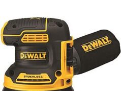 $63.89 – DEWALT 20V MAX Orbital Sander, Tool Only (DCW210B) DEWALT 20V MAX Orbital Sander in black
