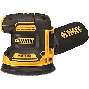 DEWALT DCW210B sander on sale at Amazon DEWALT 20V MAX Orbital Sander in black
