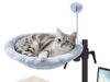 $16.49 – Odoland 360° Rotatable Adjustable Height Cat Hammock Bed w/ 2 Fabrics + Free Shipping w/ Prime or on $35+ Odoland Adjustable Height Cat Hammock Bed in blue