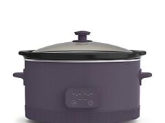 $29.98 – bella 6.0 Qt Programmable Slow Cooker (Plum) at Record Low Price – Free Shipping with Prime or Orders Over $35 Bella 6.0 Qt Programmable Slow Cooker in Plum Color
