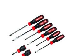$14.98 – 8-Pc CRAFTSMAN Bi-Material Slotted & Phillips Screwdriver Set – + Free Shipping w/ Prime or on $35+ Craftsman Bi-Material Screwdriver Set