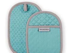 $6.89 – 2-Pack KitchenAid Asteroid Pot Holders 6.5″ x 10″ (Aqua Sky) + Free Shipping w/ Prime or on $35+ 2-Pack KitchenAid Asteroid Pot Holders 6.5" x 10" (Aqua Sky) + Free Shipping w/ Prime or on +