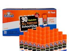 $19.99 – 30-Count 22-Gram Elmer’s All Purpose School Glue Sticks + Free Shipping w/ Prime or on $35+ 30-Count Elmer's All Purpose School Glue Sticks
