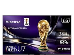 $847.99 – Hisense 65″ U7 Mini-LED ULED 4K 165Hz UHD Best Premium Gaming Smart Google TV (65U7SG, 2026 NEW) Hisense 65" U7 Mini-LED TV