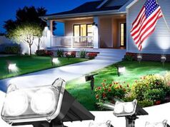 $19.24 – Prime Members: LETMY IP65 Waterproof Outdoor Solar Spot Lights on Sale for ($3.21 each) + Free Shipping LETMY IP65 Waterproof Outdoor Wall/Ground Solar Spot Lights