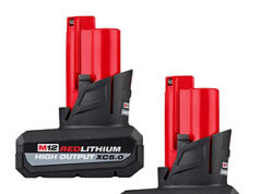 $99.00 – Flash Sale: Milwaukee (2 pack) M12 REDLITHIUM HIGH OUTPUT XC5.0 Battery at $99 from Ohio Power Tools Two Milwaukee M12 REDLITHIUM XC5.0 batteries pack
