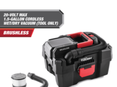 $17.50 – Hyper Tough 1.5-Gallon 20V Max Cordless Wet Dry Vacuum (Tool Only) + Free Shipping w/ Walmart+ or on $35+ Hyper Tough 1.5-Gallon 20V Max Cordless Wet Dry Vacuum (Tool Only) + Free Shipping w/ Walmart+ or o