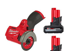 $149.00 – Milwaukee M12 Fuel 3″ Compact Cut Off Tool and (2) M12 5 Ah HIGH OUTPUT XC5.0 Battery Pack for $149 — Flash Sale at Ohio Power Tool milwaukee m12 fuel compact product image
