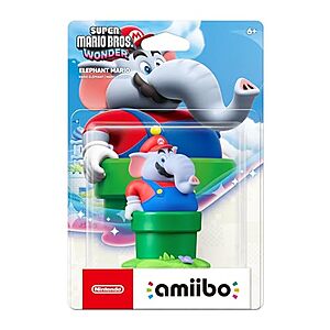 amiibo Elephant Mario on sale at Amazon Elephant Mario amiibo figure