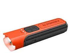 $4.99 – 5.86″ ETENWOLF L2 USB-C Rechargeable Flat LED Flashlight w/ 6 Light Modes, Red Beam & 2600mAh Battery (Vivid Orange or Gray) + Free Shipping w/ Prime or on $35+ ETENWOLF L2 rechargeable flashlight in vivid orange or gray
